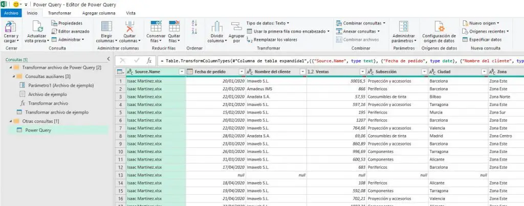 Alerta elevación ayudante ✓ Juntar archivos de Excel en una tabla con Power Query 👍