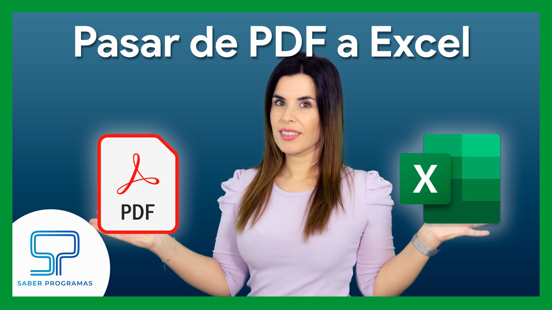 Pasar excell a pdf