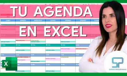 Calendario Agenda en Excel paso a paso