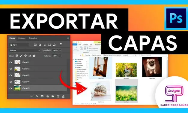 Exportar capas de Photoshop en archivos por separado